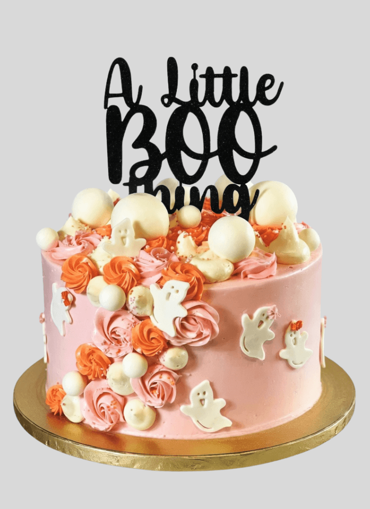 Marvelous Halloween Ghost Cake