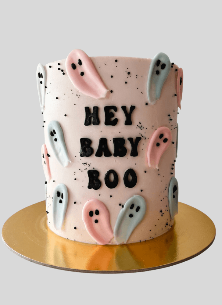 Mesmeric Halloween Ghost Cake