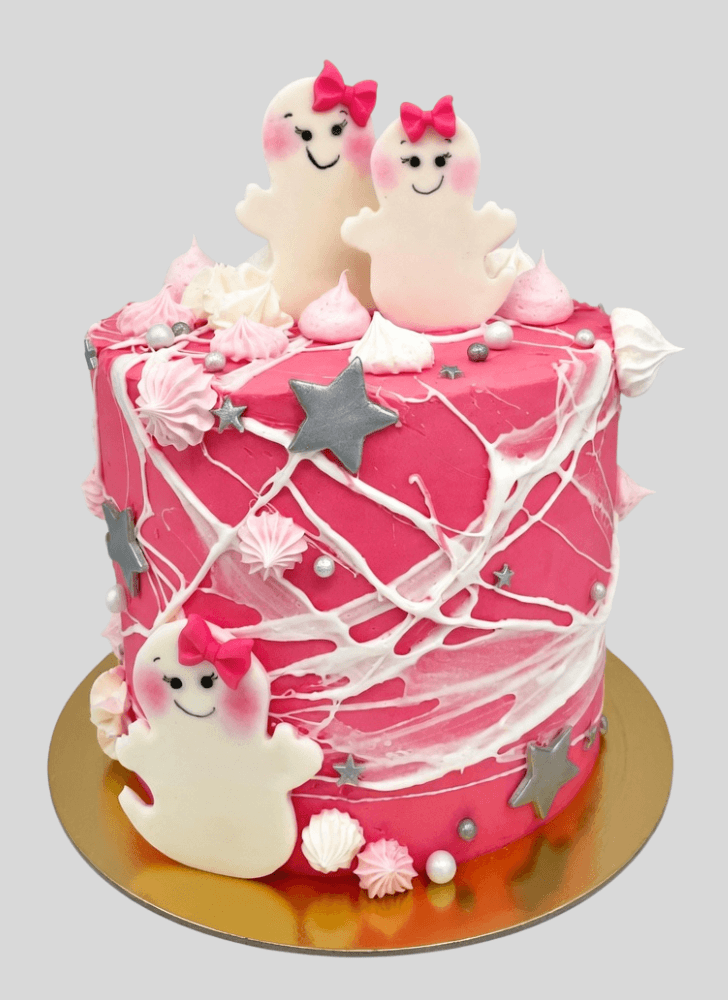 Nice Halloween Ghost Cake