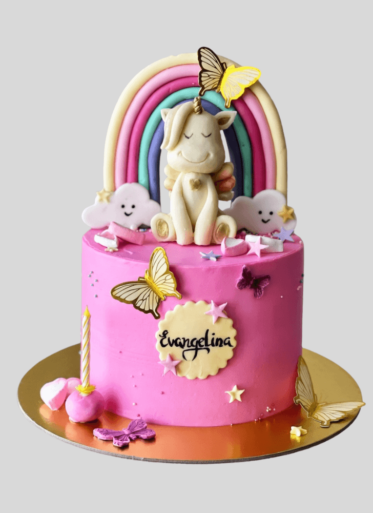 Appealing Rainbow Cake