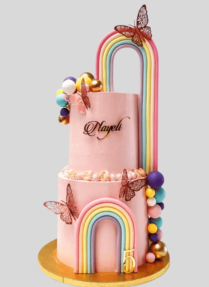 Beauteous Rainbow Cake