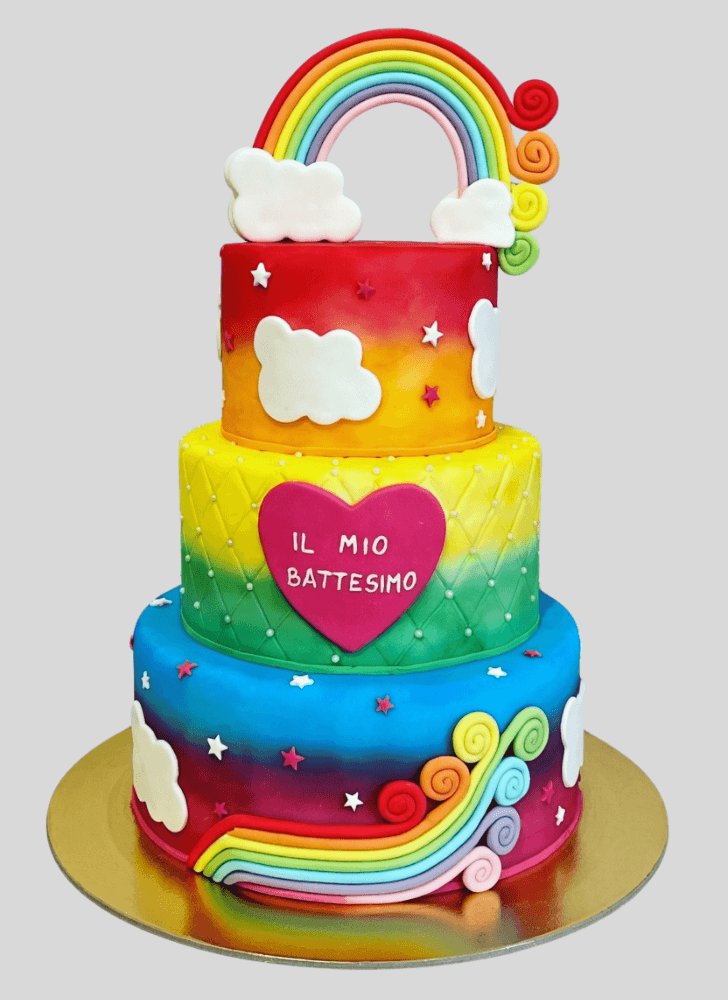 Bewitching Rainbow Cake