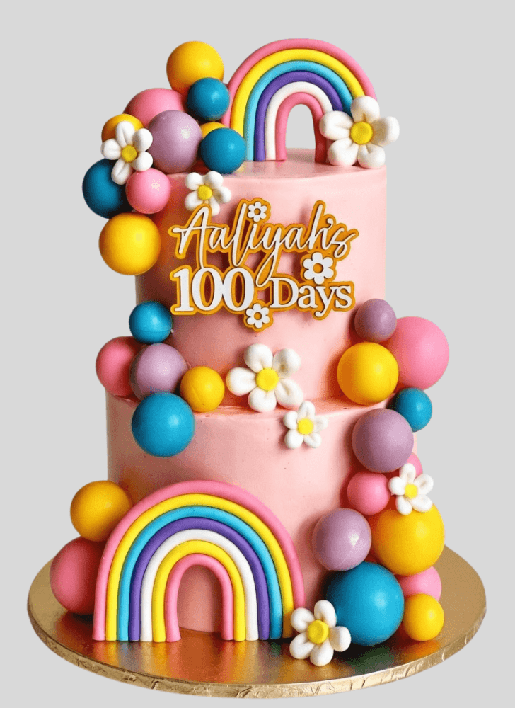 Captivating Rainbow Cake