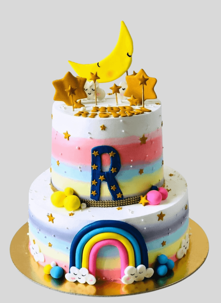 Delightful Rainbow Cake