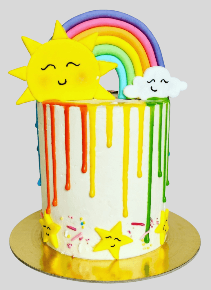 Divine Rainbow Cake
