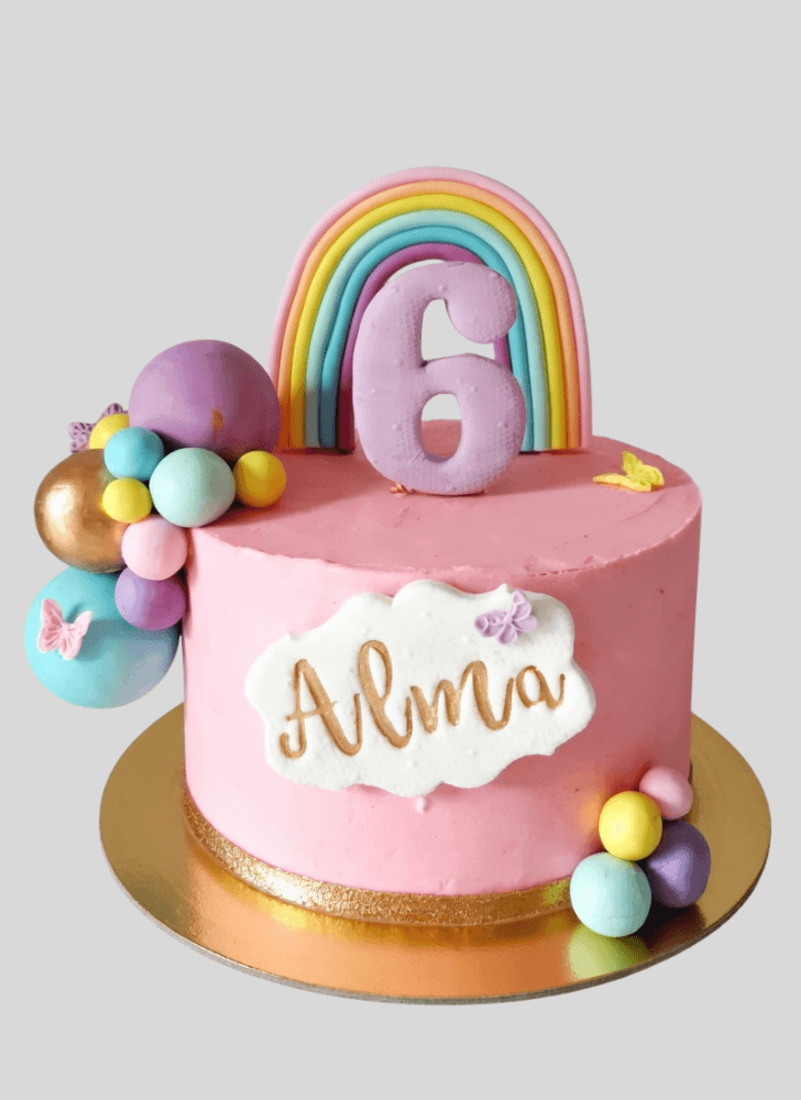Enthralling Rainbow Cake