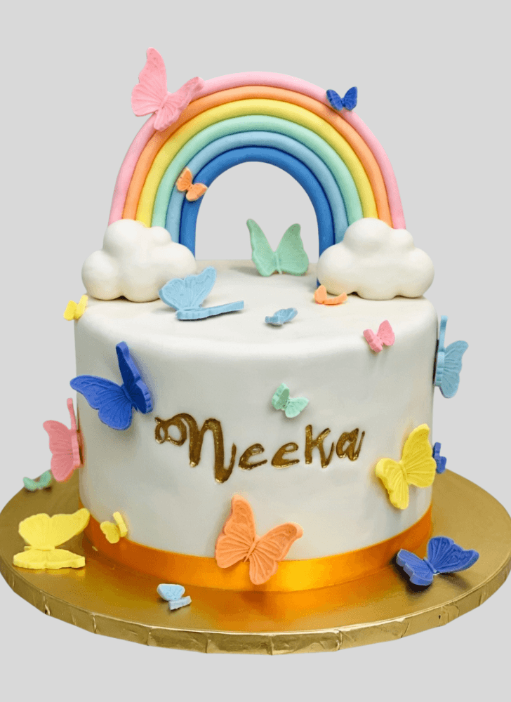 Excellent Rainbow Cake