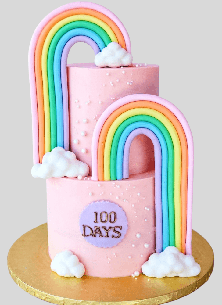 Exquisite Rainbow Cake