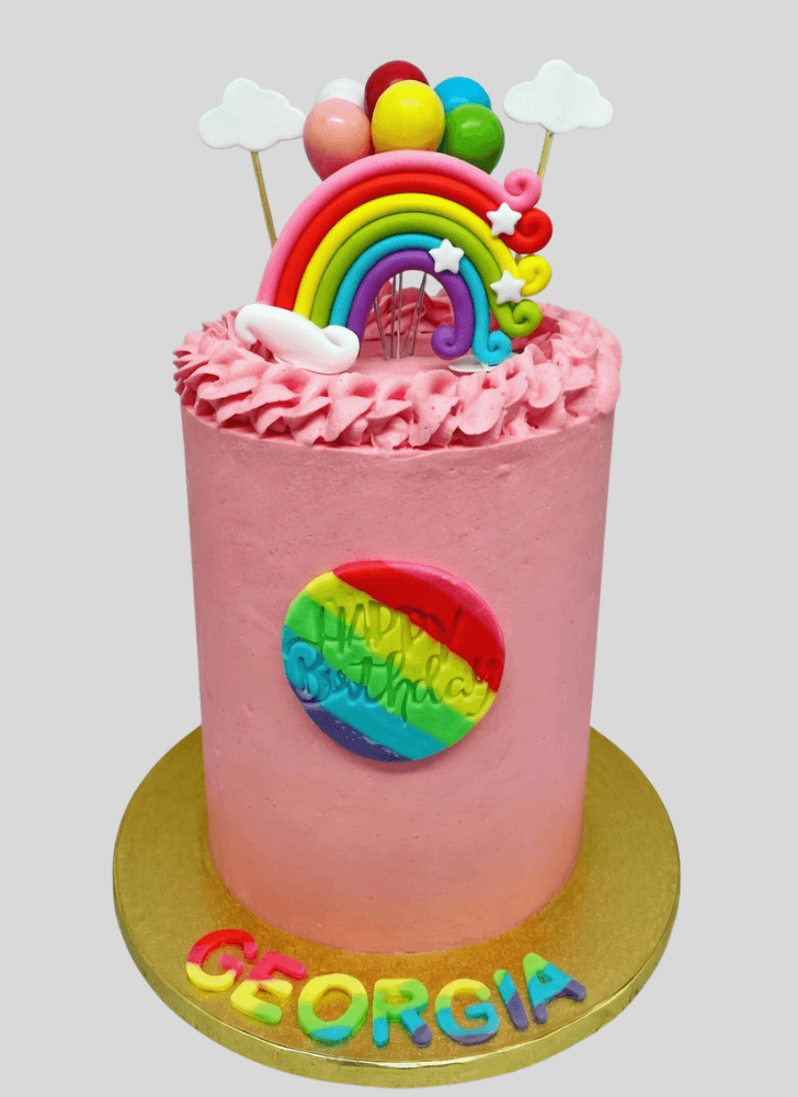 Fair Rainbow Cake