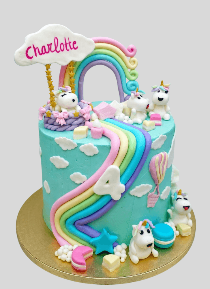 Fascinating Rainbow Cake