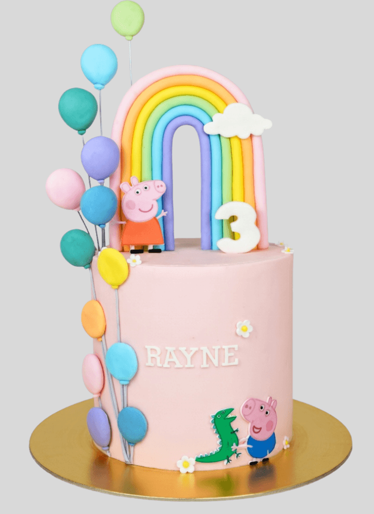 Lovely Rainbow Cake Design