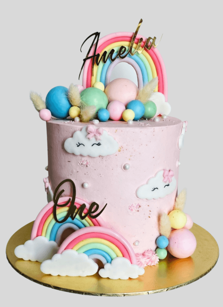 Magnetic Rainbow Cake