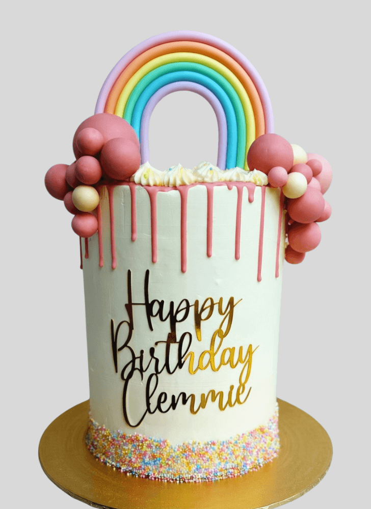 Magnificent Rainbow Cake