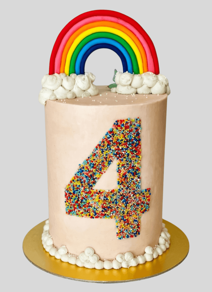Mesmeric Rainbow Cake