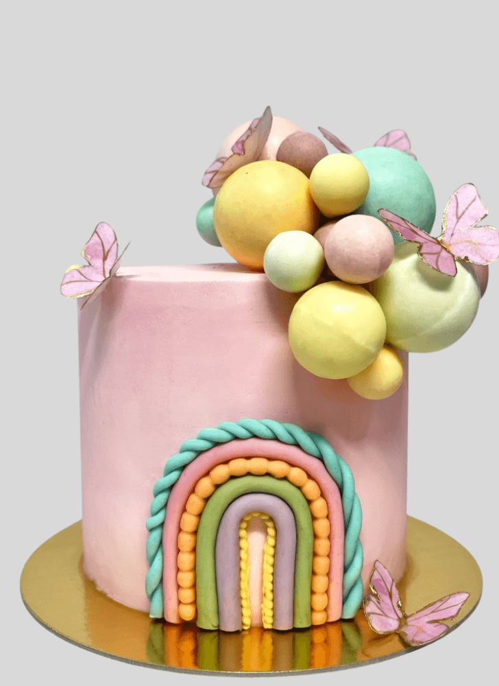 Wonderful Rainbow Cake Design