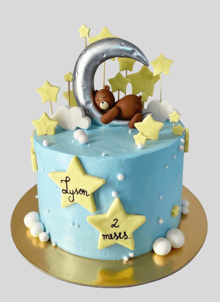 Beauteous Sleepy Bear Cake