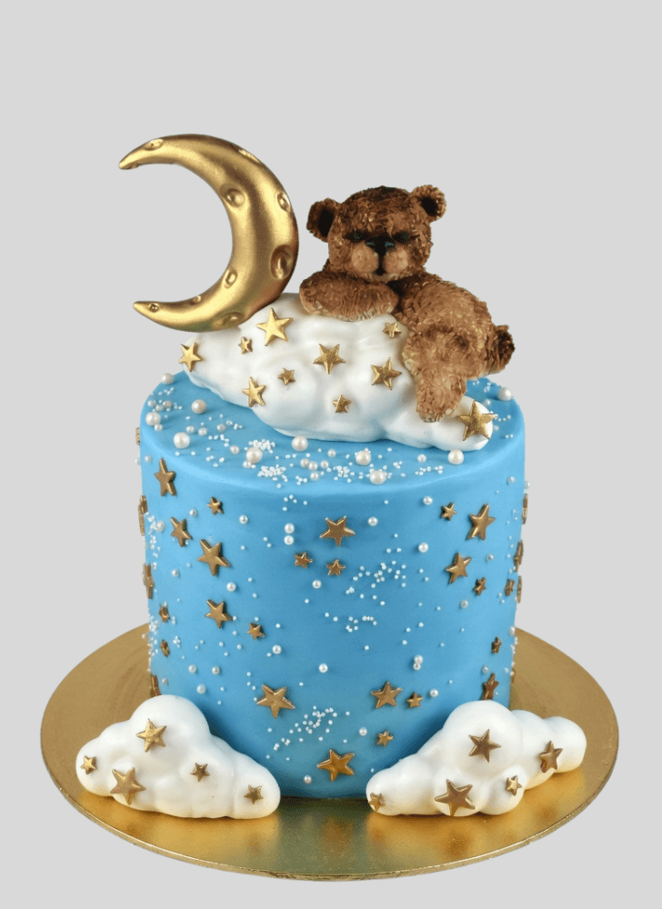 Comely Sleepy Bear Cake