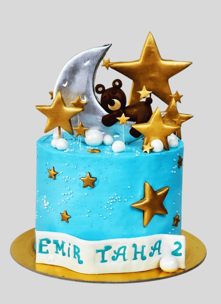 Delightful Sleepy Bear Cake