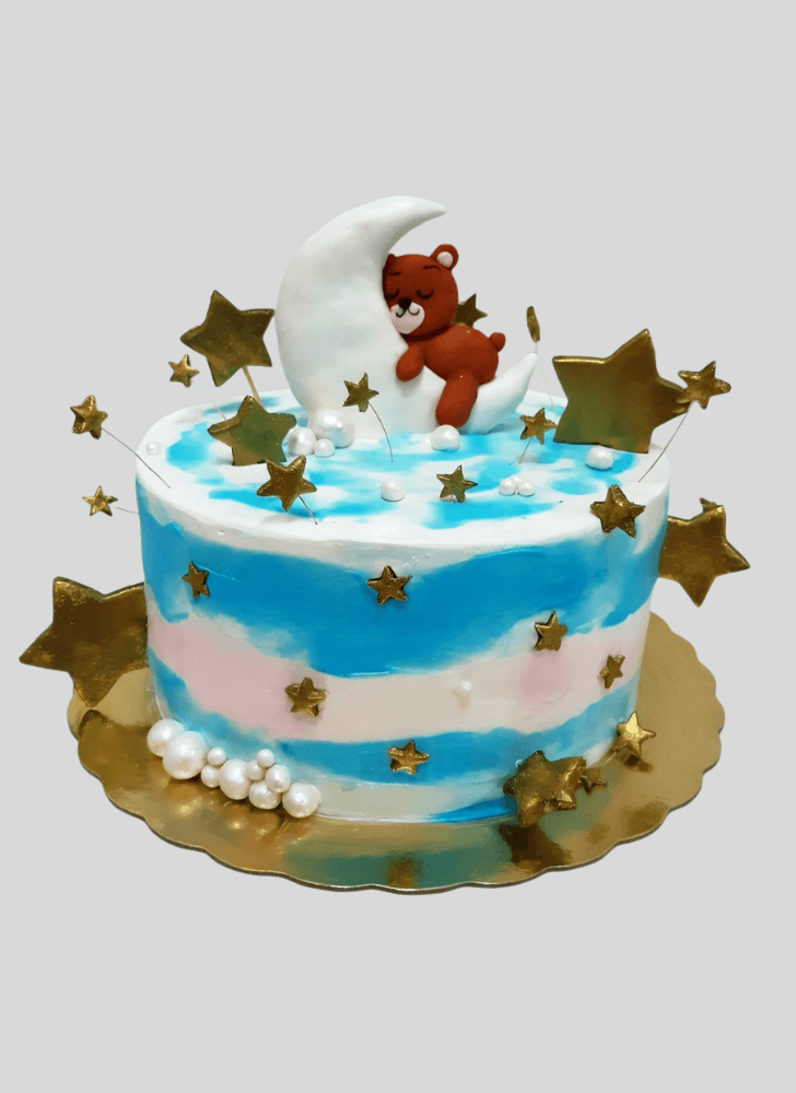 Enthralling Sleepy Bear Cake