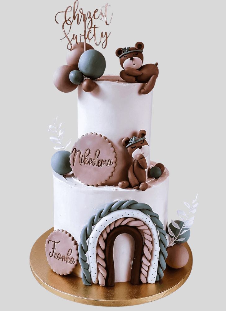 Enticing Sleepy Bear Cake