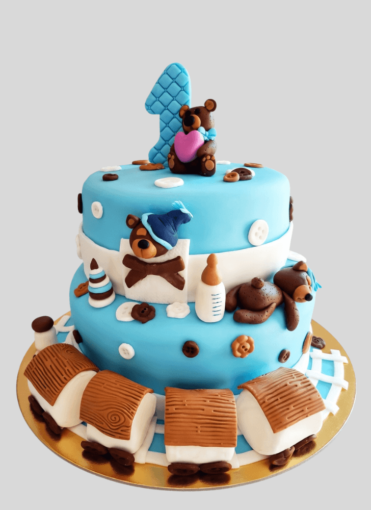 Mesmeric Sleepy Bear Cake