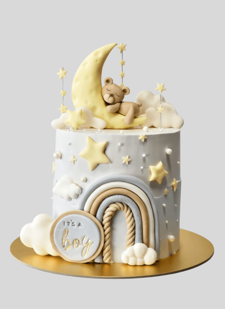 Shapely Sleepy Bear Cake