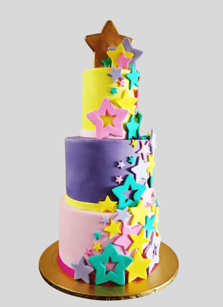Classy Stars Cake