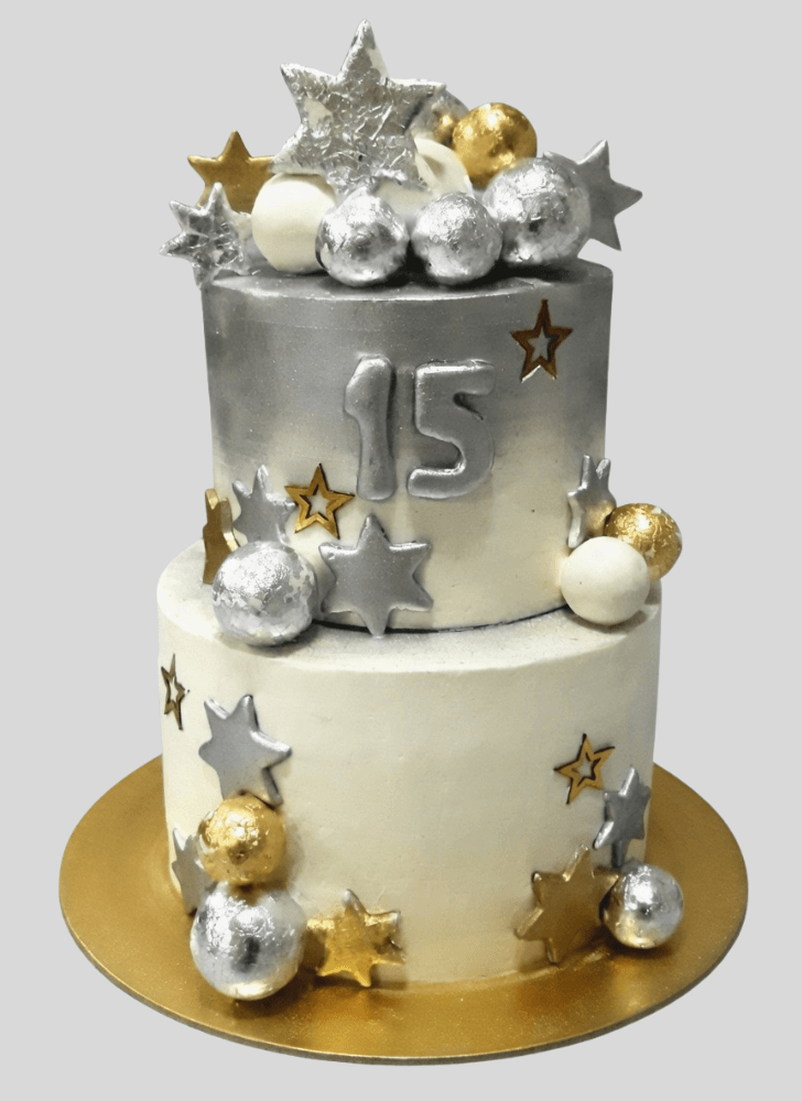 Dazzling Stars Cake