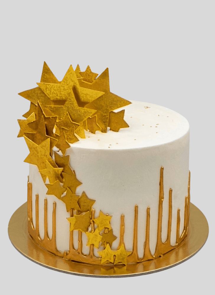 Delicate Stars Cake