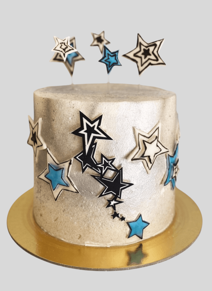 Enthralling Stars Cake