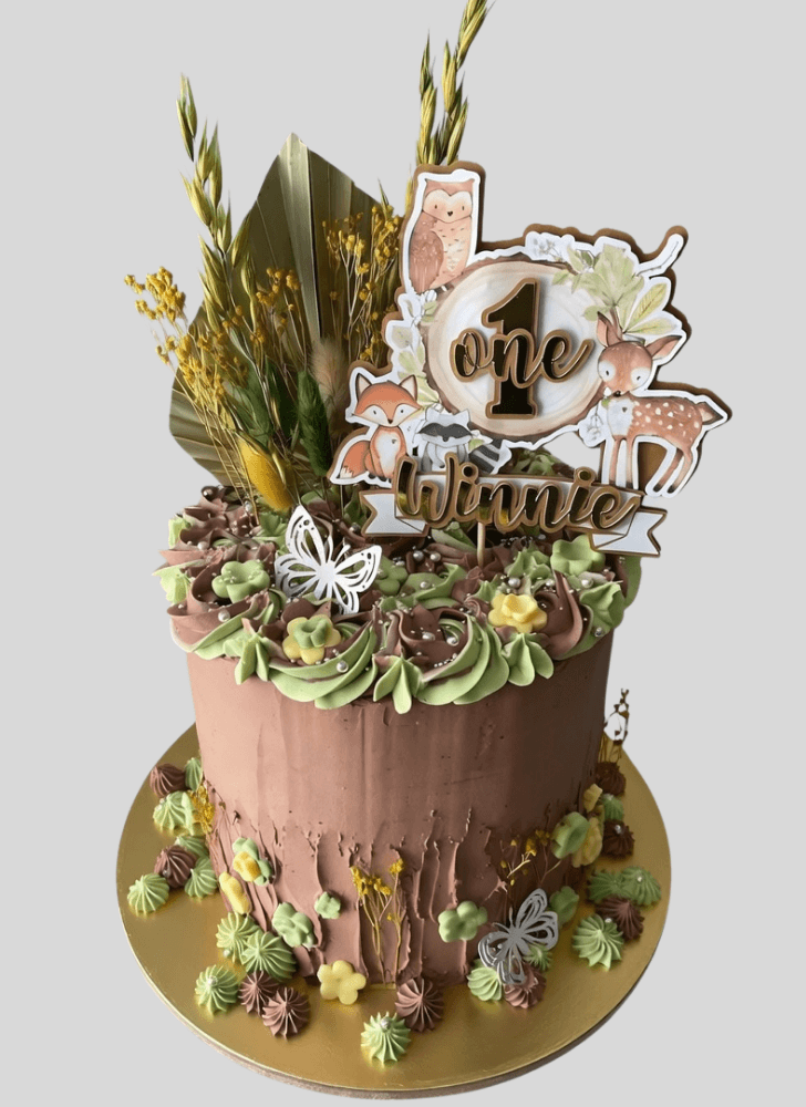 Captivating Woodland Cake