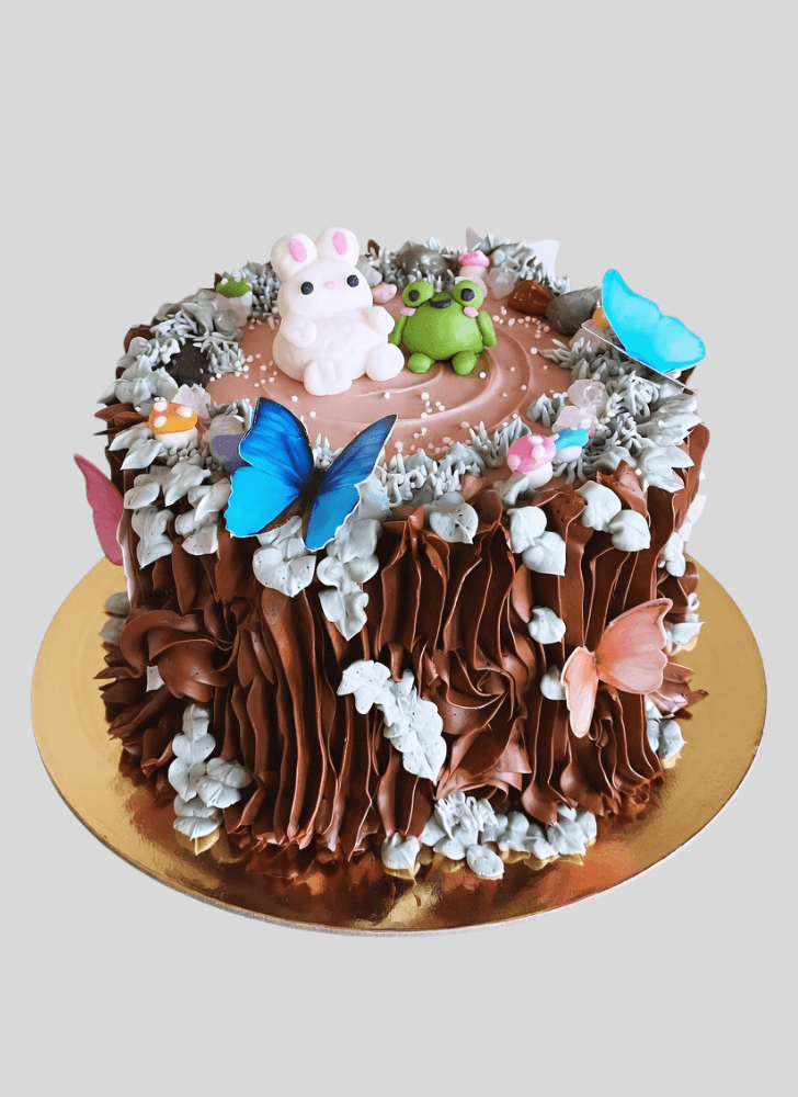 Delicate Woodland Cake