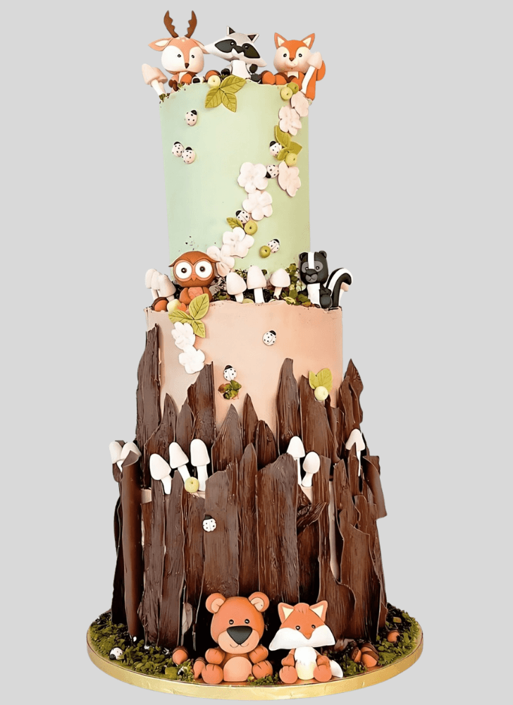 Lovely Woodland Cake Design