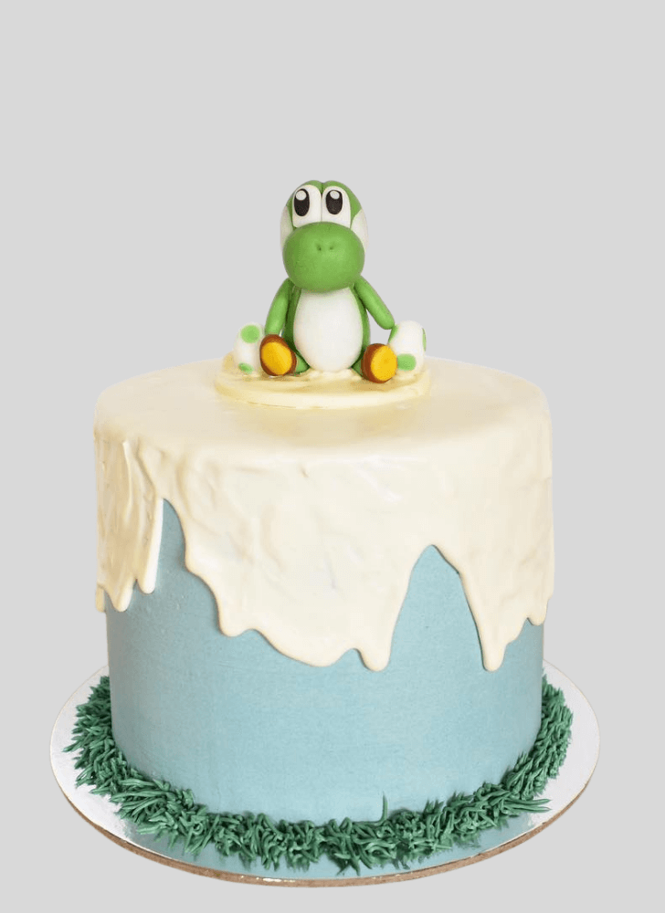 Admirable Yoshi Cake Design