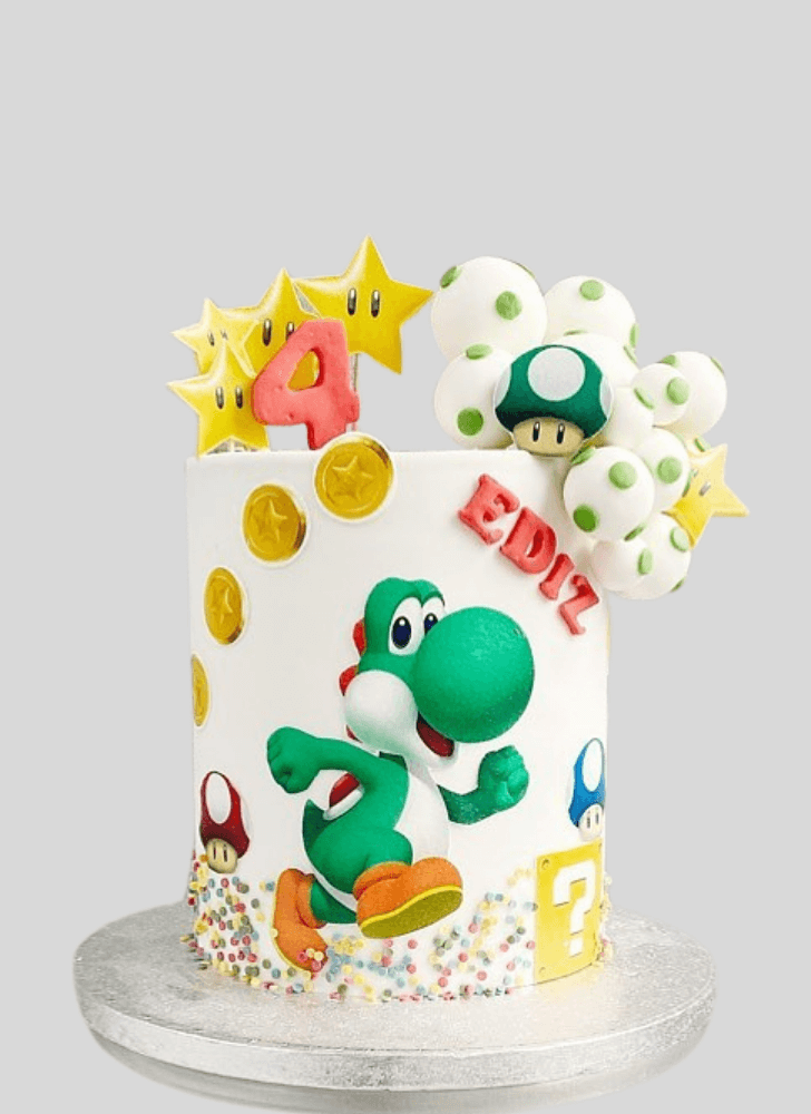 Alluring Yoshi Cake