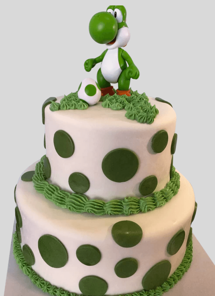 Beauteous Yoshi Cake
