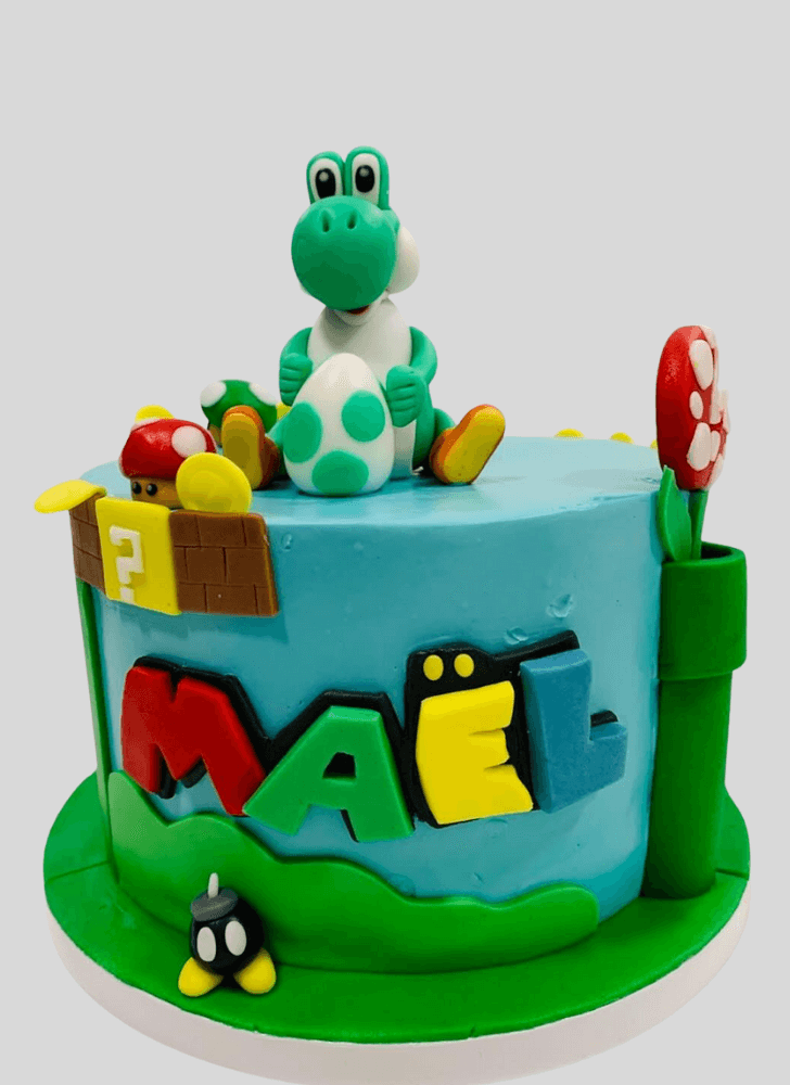 Bewitching Yoshi Cake