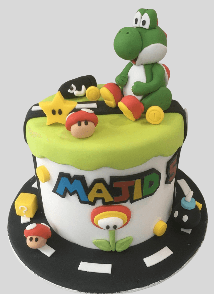 Captivating Yoshi Cake