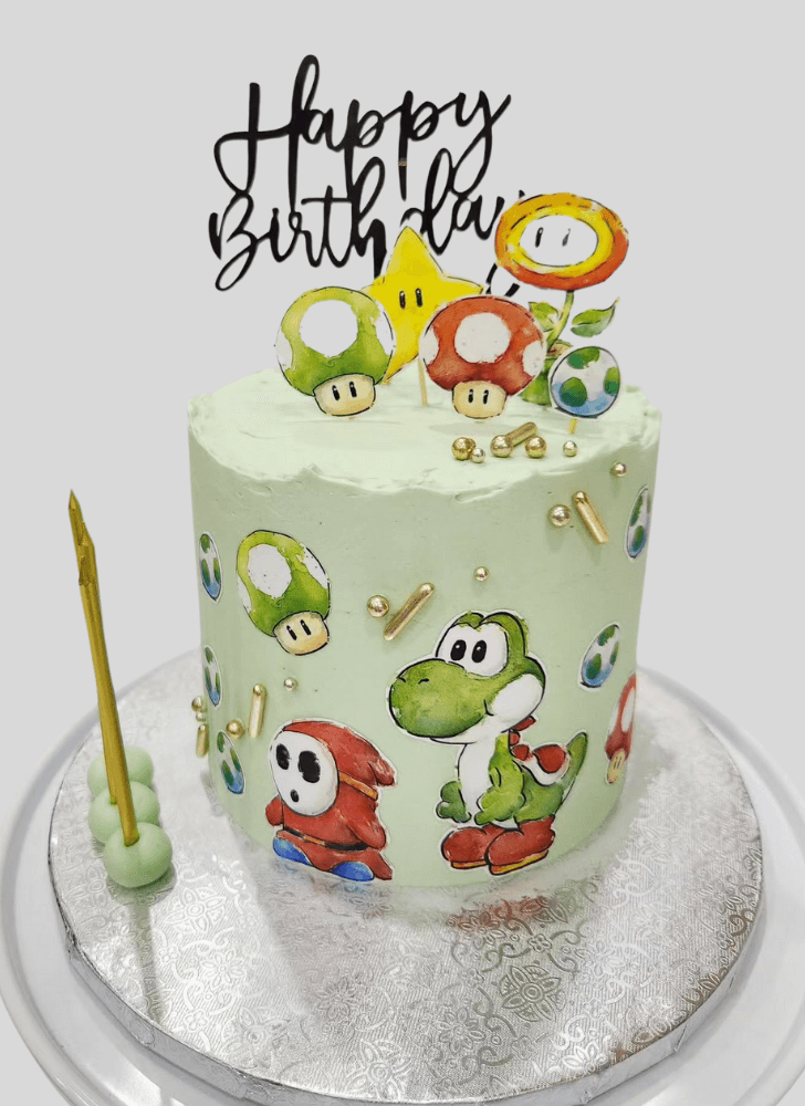 Fascinating Yoshi Cake