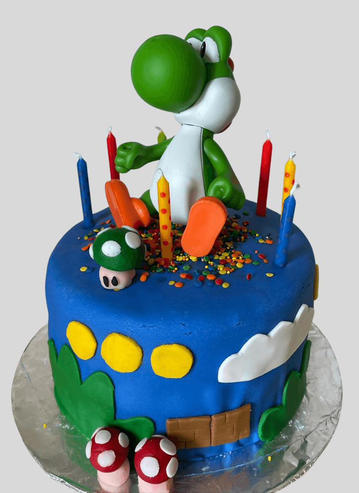 Good Looking Yoshi Cake