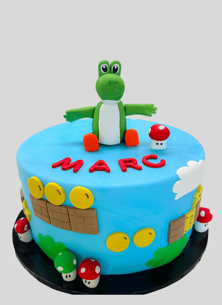 Handsome Yoshi Cake