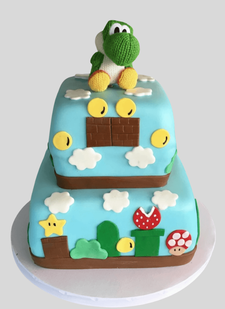 Radiant Yoshi Cake