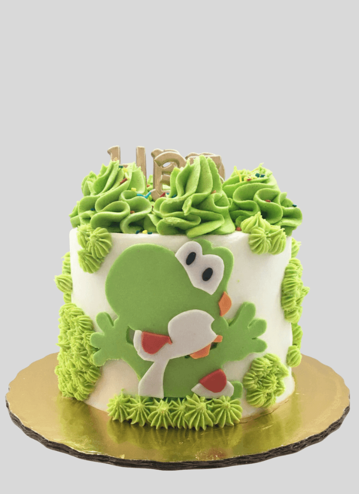 Resplendent Yoshi Cake