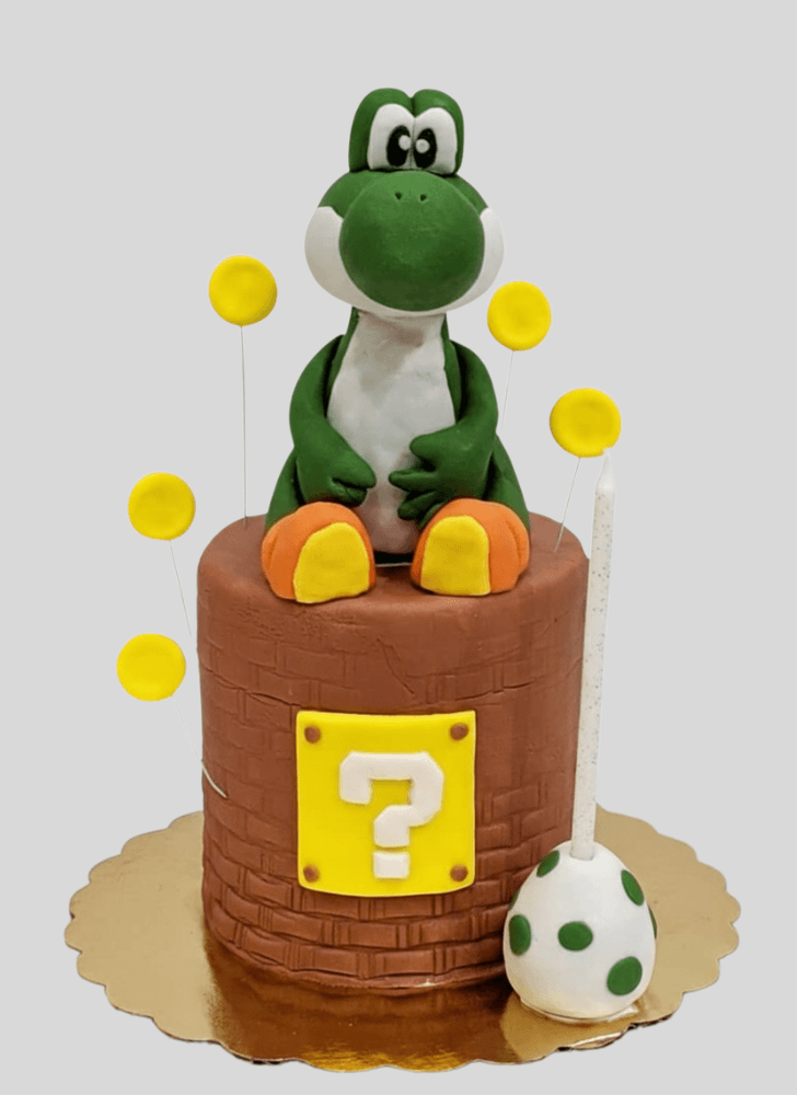 Slightly Yoshi Cake