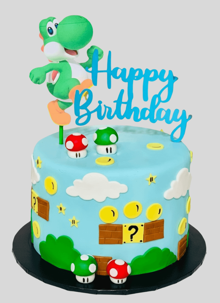 Stunning Yoshi Cake