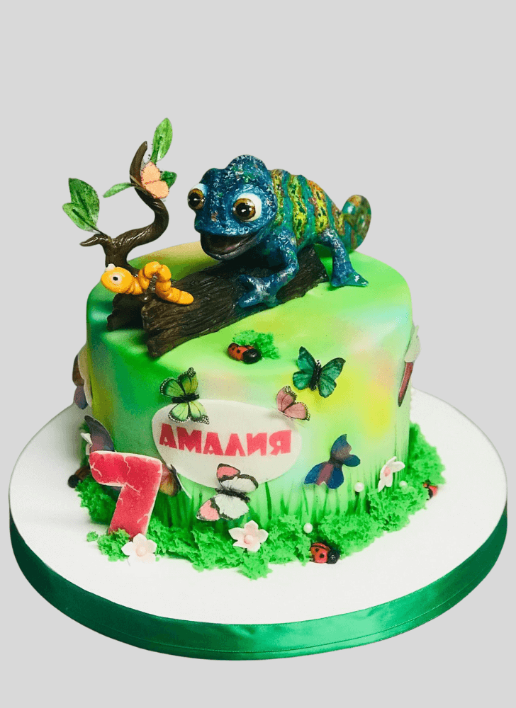 Stunning Chameleon Cake