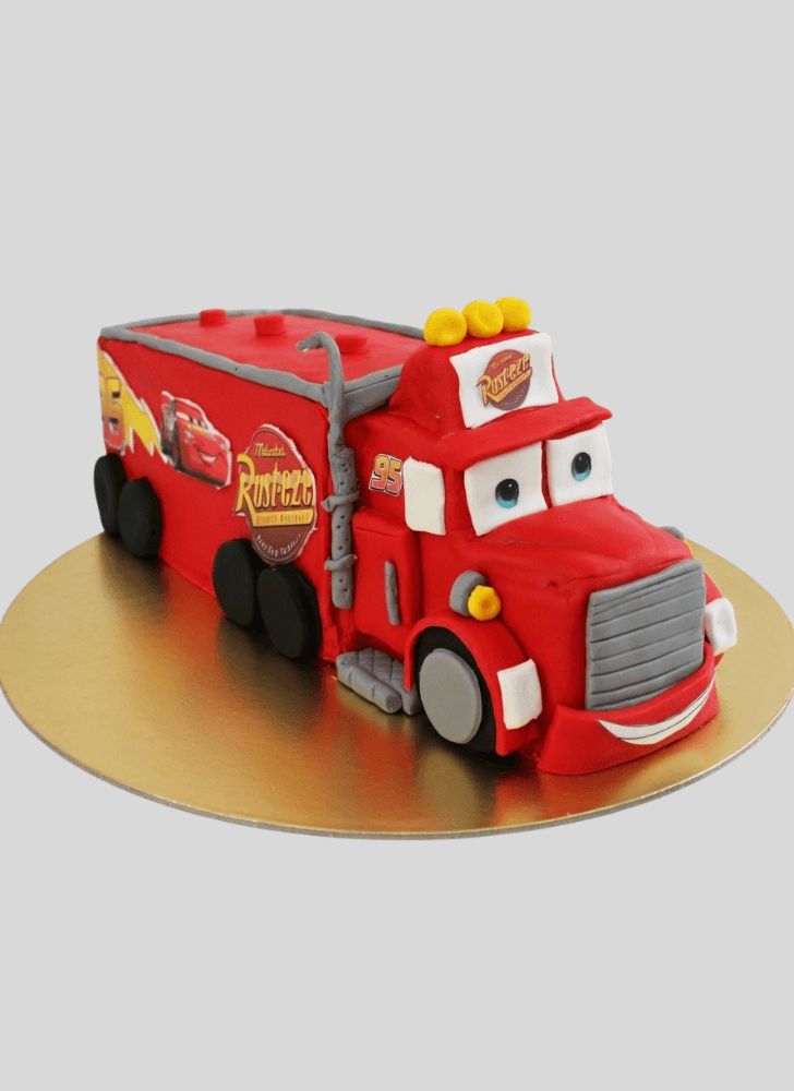 Angelic Disney Car Cake