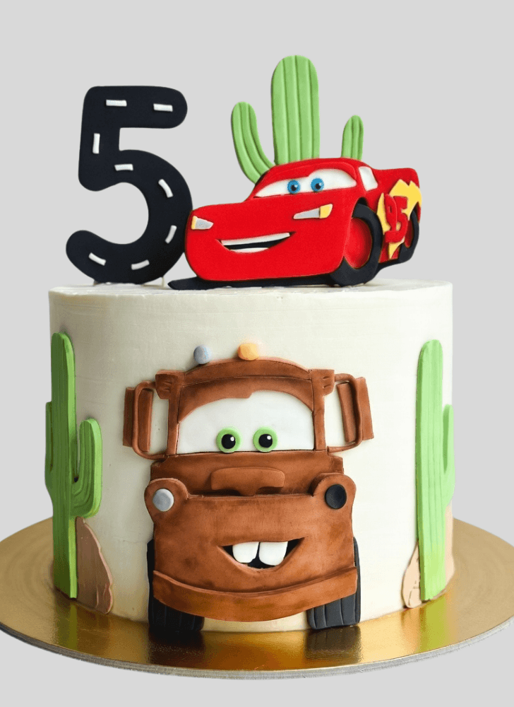 Bewitching Disney Car Cake