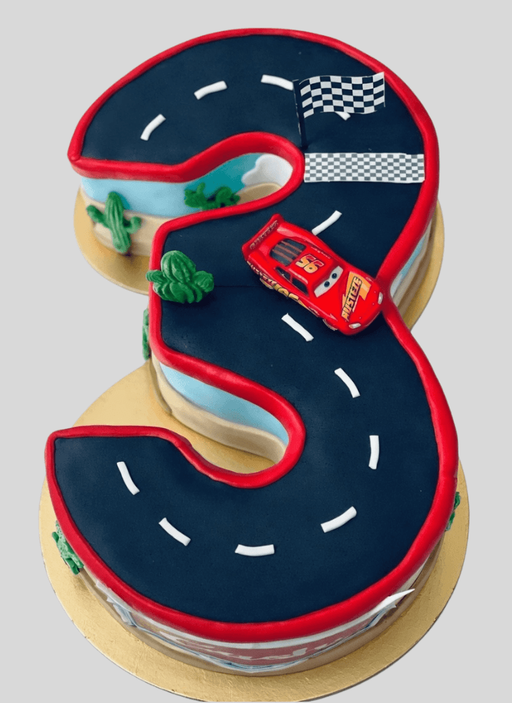 Classy Disney Car Cake