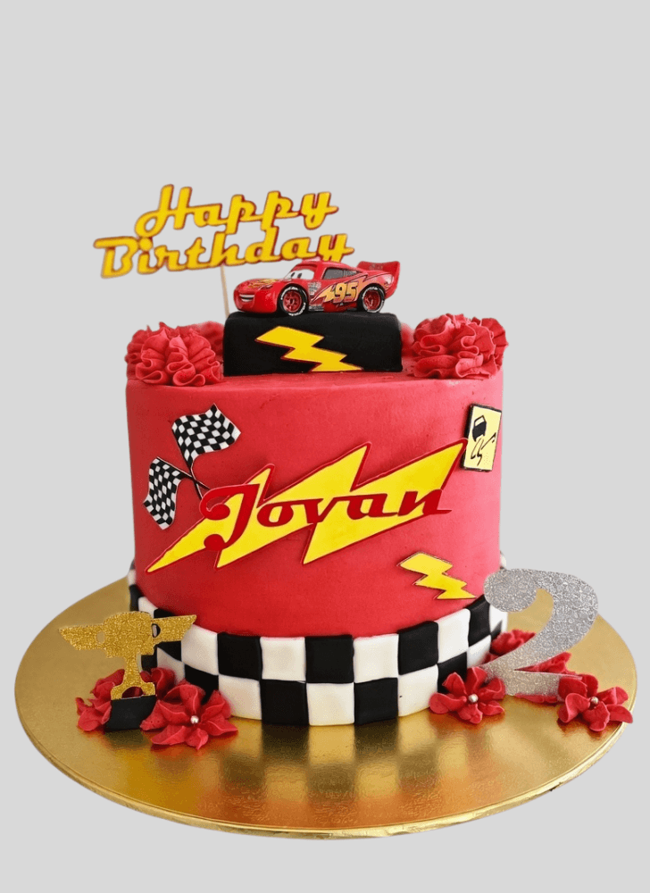 Cute Disney Car Cake